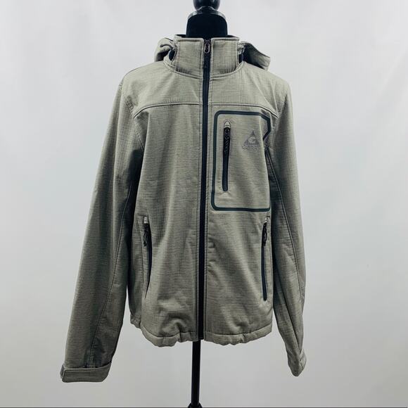 Gerry Weber Light Gray Jacket with Removable Hood - Picture 2 of 8